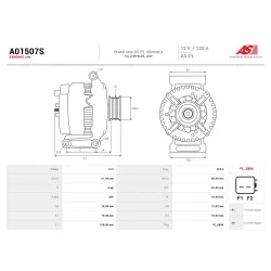Генератор AS-PL A01507S Генератор AS-PL A01507S