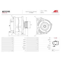 Генератор AS-PL A01510S Генератор AS-PL A01510S