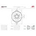 Передняя крышка генератора AS-PL ABR3107S