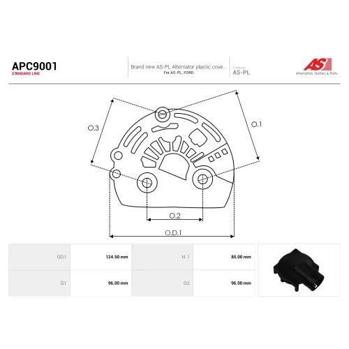 Пластиковые AS-PL APC9001
