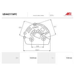 Пластиковые AS-PL UD44217APC Пластиковые AS-PL UD44217APC