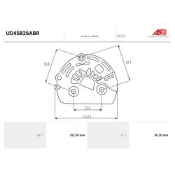 Алюминиевые AS-PL UD45826ABR