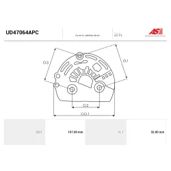 Пластиковые AS-PL UD47064APC Пластиковые AS-PL UD47064APC