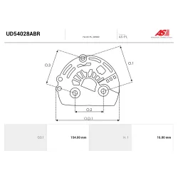 Алюминиевые AS-PL UD54028ABR
