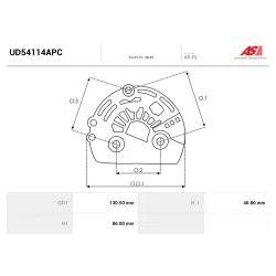 Пластиковые AS-PL UD54114APC Пластиковые AS-PL UD54114APC