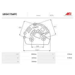 Пластиковые AS-PL UD54175APC Пластиковые AS-PL UD54175APC