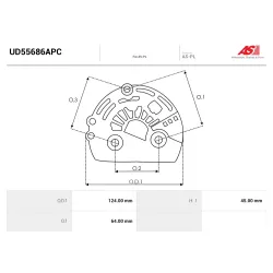 Пластиковые AS-PL UD55686APC Пластиковые AS-PL UD55686APC