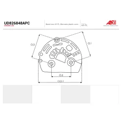 Пластиковые AS-PL UD826848APC Пластиковые AS-PL UD826848APC