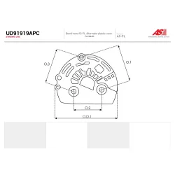 Пластиковые AS-PL UD91919APC Пластиковые AS-PL UD91919APC