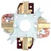 Щеткодержатель стартера SHB2304 Щеткодержатель стартера SHB2304