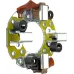 Щеткодержатель стартера SHM1105 Щеткодержатель стартера SHM1105