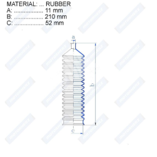 RDZ0619MG, RDZ0619MG, Motorherz, Пыльник рулевой рейки
