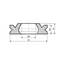 F00351, HA0129, MotorHerz, Сальник рулевой рейки